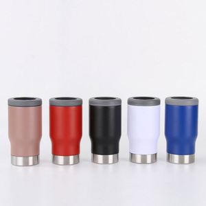 Gobelet isotherme en acier inoxydable 304 de 14 oz à double paroi avec ouvre-bouteille, pour utilisation en extérieur et en voiture, pour bière glacée - Product Image 1