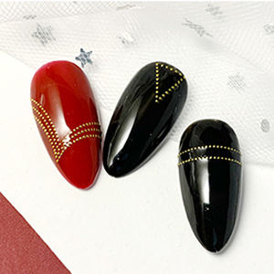 Cinq et dix GMPC/Sedex/ISO/EUDR approvisionnement <span class=keywords><strong>en</strong></span> gros 3D or Nail Art autocollant décalcomanie luxe <span class=keywords><strong>faux</strong></span> <span class=keywords><strong>ongles</strong></span> accessoires pour filles femmes - Product Image 3