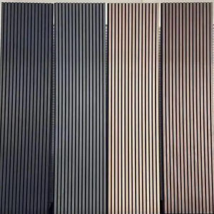 Offre spéciale Panneau mural en bois à lattes acoustiques en noyer contemporain Panneau de bois décoratif intérieur moderne pour hôtel Échantillon gratuit - Product Image 3