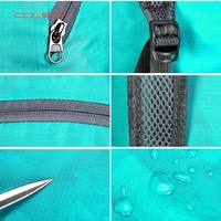 Sac à dos multifonctionnel pliable de grande capacité, léger, imperméable, en polyester, simple, durable, unisexe, pour l'extérieur
