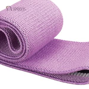 ホット販売ホームジム弾性戦利品ヒップ生地レジスタンスバンドレッググルートトレーニングカスタムロゴサイズ - Product Image 3