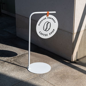 Açık ayrılabilir zemin ayakta ekran kartı, asılı işareti, çift taraflı logo özelleştirme - Product Image 5