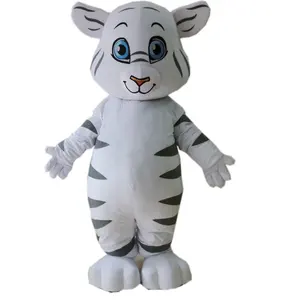 Hola witte tijger mascotte kostuum/baby tiger kostuum voor kids