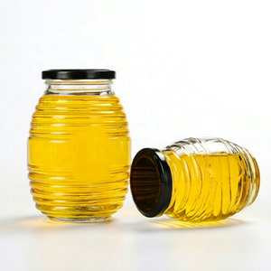 ขวดแก้วทรงกลมใสพร้อมฝาเกลียวสำหรับเก็บน้ำมันปรุงอาหาร ขนาด 300 มล. - Product Image 1