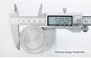 Nuevo tipo de abrazadera, medidor de presión de diafragma sanitario, calibre radial de 6mpa, instrumentos de alta precisión - Product Image 5