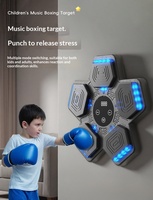 Mesin Tinju Pintar Baru untuk Anak-Anak, Mainan Latihan Target Musik, Terpasang di Dinding Rumah, Model Zhejiang QJB-55/QJB-77/QJB-88