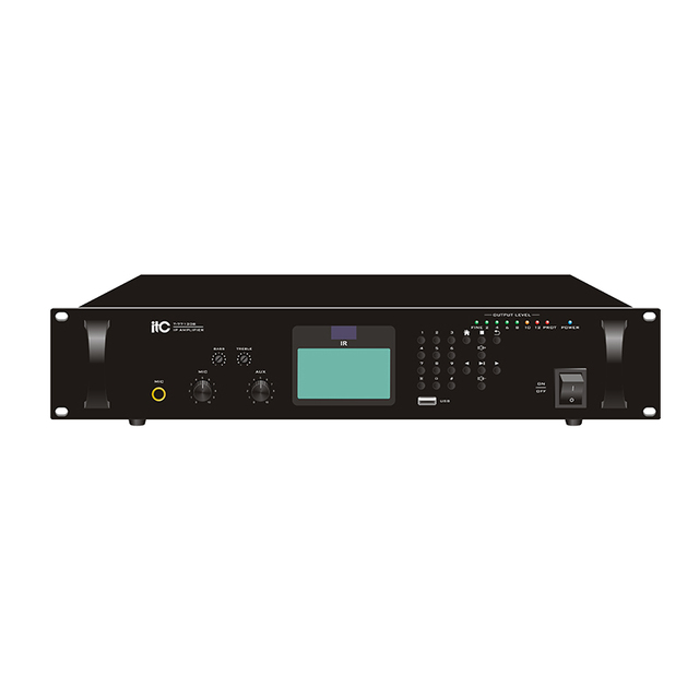 Professional 6 Channel 500 Watt USB Power IP Amplifier