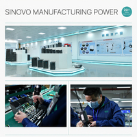 Variateur de fréquence SINOVO VFD 220V monophasé vers 3 phases 380V 0,75-22kW pour moteur AC 50/60Hz pour pompe à eau RoHS