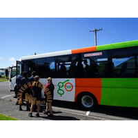 Nouveau bus de transport de passagers 1-SUZU 4x2 diesel à boîte manuelle 6 vitesses, mini-autocar urbain avec 21-30 sièges, normes d'émission Euro 3/4/5