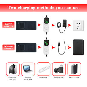 Almohadilla de Terapia de Luz Roja Portátil de 660nm y 850nm para el Hogar, Envoltura de Terapia de Luz Roja para Mujeres y Hombres, Cinturón de Soporte para Cuerpo, Hombros, Rodillas y Cintura - Product Image 4