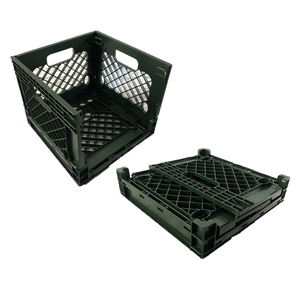 16 Quart milk crate plastic stackable milk crate for sale