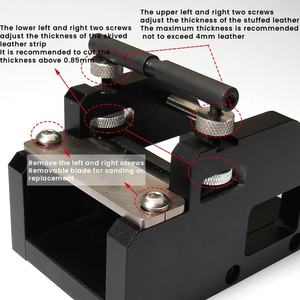 Écharneur de Cuir Fait Main pour DIY Ceinture Outil d'Amincissement et de Refendage du Cuir - Product Image 3
