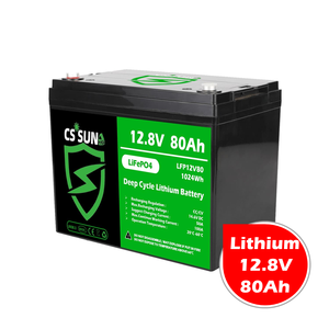 Cspower 12V 80ah 100ah Lange Levensduur Lithium Batterij Met Bms Voor Zonne-Energie Callie Lfp12v80 - Product Image 1