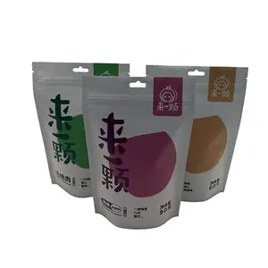 Customized Dried Snack Mango Pineapple Peach Nuts Plastic Stand Up Pouch Banana Pouch Aluminum Cranberries Candy Food Packaging