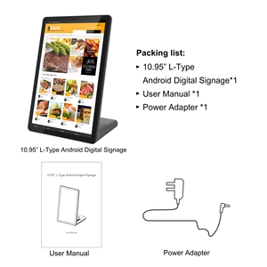 Kiosco Vertical de Sobremesa en Forma de L de 11 Pulgadas para Pedidos Automatizados en Restaurantes, para Menús Digitales y Pedidos con Código QR WL1109TV Integrat - Product Image 2