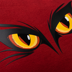 Sudadera con capucha personalizada con estampado de transferencia térmica de ojo de gato misterioso, forro polar grueso, estilo urbano, proveedor, producción OEM ODM - Product Image 2