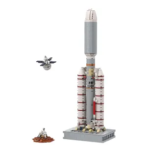 C6940 Rocket Space Shuttle Titan IIIE Centaur Ziegel im Maßstab 1:110 Schiffsbau DIY Lernspiel zeug Baustein-Sets