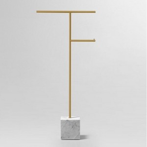 Antonio Lupi moderno Bivio porta asciugamani e carta finitura in acciaio inox per ufficio cucina bagno o uso servizi igienici - Product Image 1