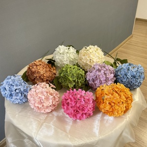 <strong>Flowers</strong> Real Touch <strong>Artificial</strong> <strong>Hydrangea</strong> <strong>Flowers</strong> for Decoration Wedding <strong>Artificial</strong> <strong>Flowers</strong> Bouquet Faux <strong>Flowers</strong> White Realistic - Product Image 2