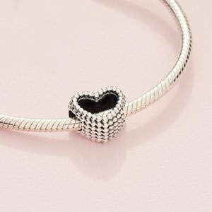 <span class=keywords><strong>Abalorio</strong></span> de Corazón Abierto con Cuentas - Compatible con Moments - Hecho en China - Regalo para Mujer - Caja de Regalo de Plata de Ley - Product Image 5