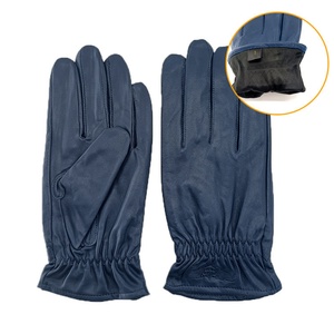Guantes de Piloto para Hombre, de Cuero, para Otoño y Primavera, con Forro de Piel de Cabra Mercerizada, Guantes Cálidos para Esquí de Invierno - Product Image 5