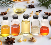 Bouteilles en verre transparent de 60 ml (2 oz) avec bouchon Boston et brosse pour Tequila, Brandy, entonnoir en acier inoxydable pour potions, jus et échantillons