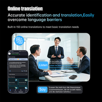 Enregistreur vocal IA contrôlé par application avec traduction en temps réel ChatGPT (voix vers texte) format audio WAV pour conférences et réunions