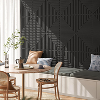 Plaques de plafond suspendu imperméables 24x24 pouces en PVC, panneaux texturés 3D, grille de plafond pour décoration murale intérieure, salon, chambre, bureau