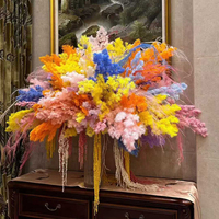 Décoration Florale Éternelle 150g : Fougère, Asperge Myriocladus, Pin pour Composition Florale Saint-Valentin et Remise de Diplôme