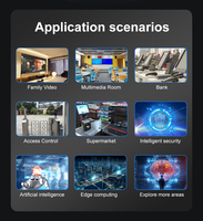 Carte de développement H-3566 RK3566 Quad-Core 64 bits, sortie double écran 4K /LVDS/MIPI, ordinateur monocarte (SBC) pour l'industrie numérique