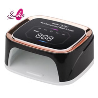 Lampe à LED UV professionnelle Sunkin SK-S10 168W, 36 LED, haute puissance, séchage rapide, 365/405nm, rechargeable, portable, pour salon et domicile