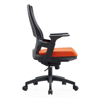 Chaise de bureau moderne en maille avec fonction pivotante pour les réunions du dortoir Réception du personnel ou déjeuner Personnel amical