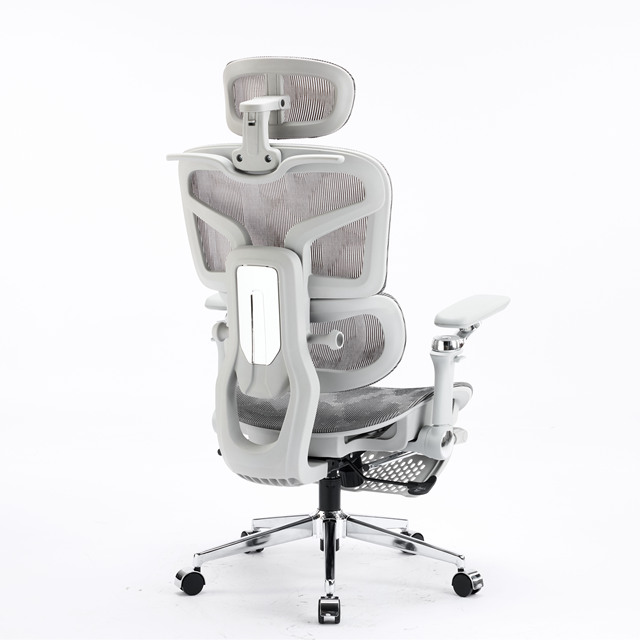Ergonomic Mesh Office Chair with Adjustable Headrest and Armrest, Swivel Executive Chair for Home and Office Use