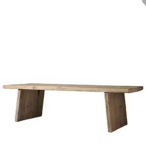 Sala da pranzo in legno di recupero antico cinese 12 posti tavolo da pranzo naturale in lastra riciclata