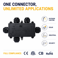 Boîtier de jonction étanche Greenway IP68 M686-5B Connecteur 5 voies ETL CE UKCA CB RoHS pour les commerçants mondiaux OEM ODM Coque PC