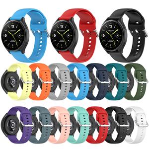 Correa de muñeca de silicona para <span class=keywords><strong>Xiaomi</strong></span> Watch2 de 20/22mm, accesorios de pulsera de repuesto de goma para <span class=keywords><strong>Xiaomi</strong></span> Watch2, correas de reloj de silicona - Product Image 2