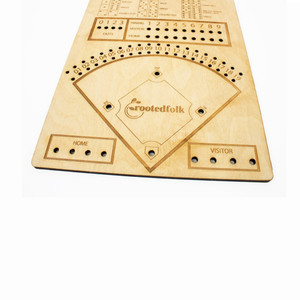 Personnalisé softball amant partie table de bureau personnalisé en bois dés baseball marbre jeu de société gameboards jouet - Product Image 3