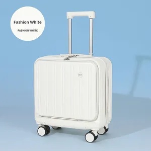 Unisex 18-20 Inch ABS+PC Ultra-Light Carry-On Luggage Suitcase with Lock USB Interface Front Opening Dry Wet Separation <strong>Trolley</strong> - Product Image 6