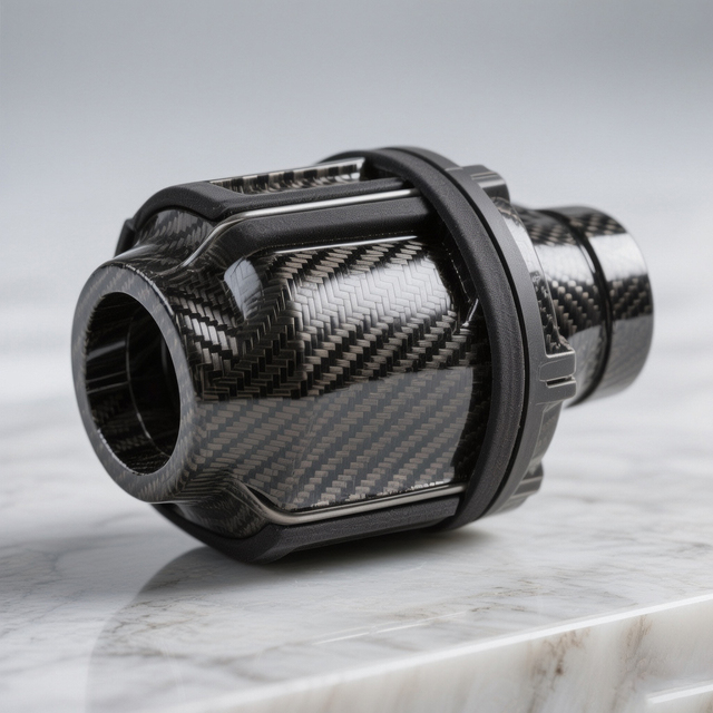 Carbon Fiber Compression Molded Components OEM ODM Stable Consistency