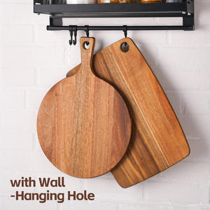 Tagliere in Legno di Acacia con Foro per Appendere, Ideale per Servire Carne, Pane o Verdure - Product Image 5