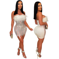 2024 Offre Spéciale 6 couleurs Sexy court Mini robes de soirée rouge robes de bal robe de mariée dos ajusté femmes minces