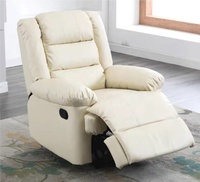 Fauteuil inclinable électrique en cuir PU, moderne, confortable, avec dossier et repose-pieds réglables, soutien ergonomique, pour salons et cinémas maison