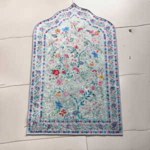Tappeto da Preghiera Luccicante per Coppie, Design Moderno Kilm e <span class=keywords><strong>Persiano</strong></span> per Matrimoni Islamici, Eid o Pellegrinaggio - Idea Regalo Musulmana Elegante - Product Image 1