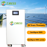 8000 Siklus 18KWH 20KWH Baterai Penyimpanan Energi Rumah LiFePO4 Terpasang di Lantai Tenaga Surya Cadangan Daya Off-Grid IP65 CE OEM ODM