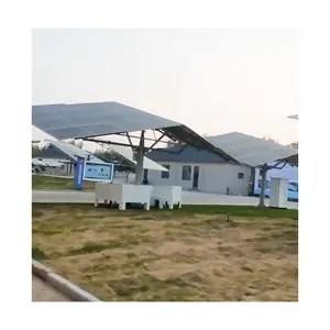 Solar Panel Quotes Material Easy To Install Photovoltaic Tree Systems Free Design Aluminum Hot-dip Galvanized Customized Color