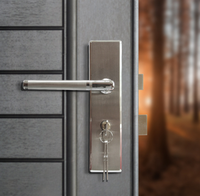 Serrure de panneau intérieure en acier inoxydable 304 Elsafore porte en bois massif, serrure de porte silencieuse domestique