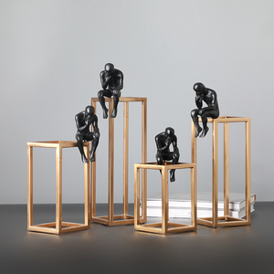 Accessoires de <span class=keywords><strong>table</strong></span> pour salon de style nordique, pièces d'art en céramique, décoration intérieure moderne, <span class=keywords><strong>or</strong></span> luxueux, décoration de la maison - Product Image 6
