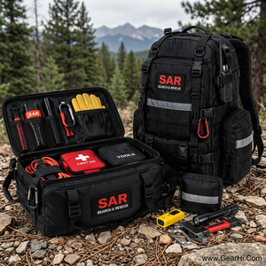Sacs de transport d'outils de sauvetage en nylon Cordura 1000D technique renforcé résistant à l'eau pour les premiers intervenants en milieu sauvage - Product Image 2