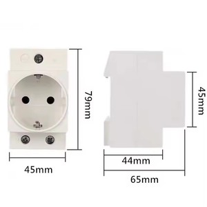 Enchufe Modular de Corriente Alterna para Montaje en Riel DIN de la UE, 16A 25A, Conector AC30 de 35 mm y 250 V para EE. UU., Reino Unido, Italia y Francia - Product Image 5