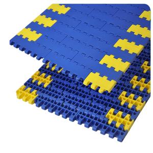 Taşıma ekipman parçaları renkli plastik modüler bant konveyör bant gıda sınıfı taşıma hattı - Product Image 1